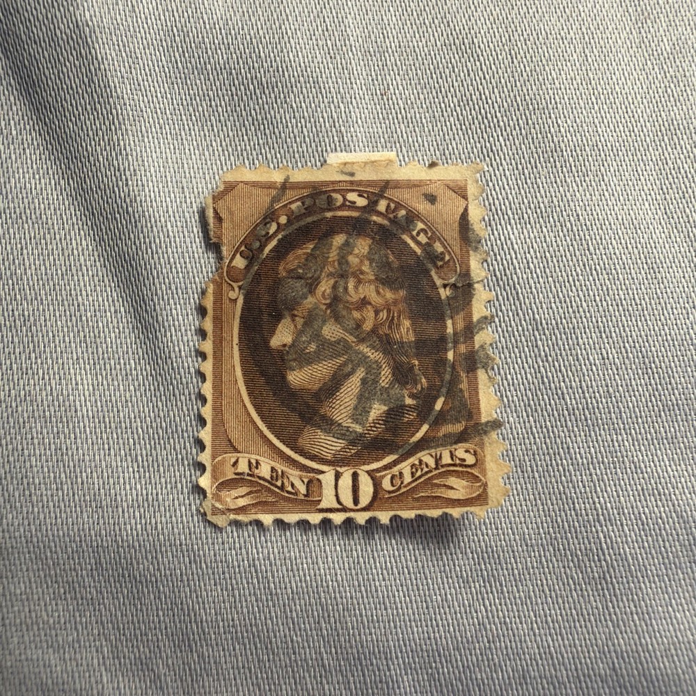 Scott 161 - 10 Cents Jefferson - Used -