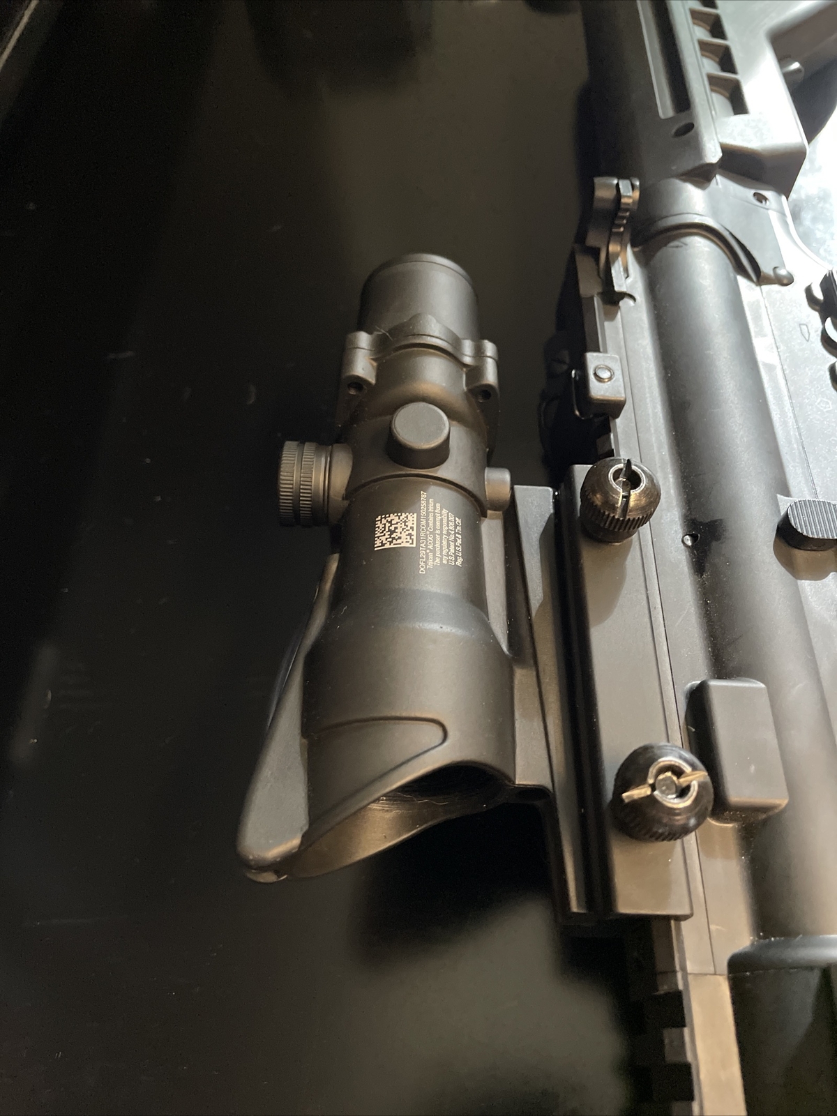 4x32 Fiber Optic Scope Crosshair Reticle RED Weapon Sight ACOG Clone + 2 gifts