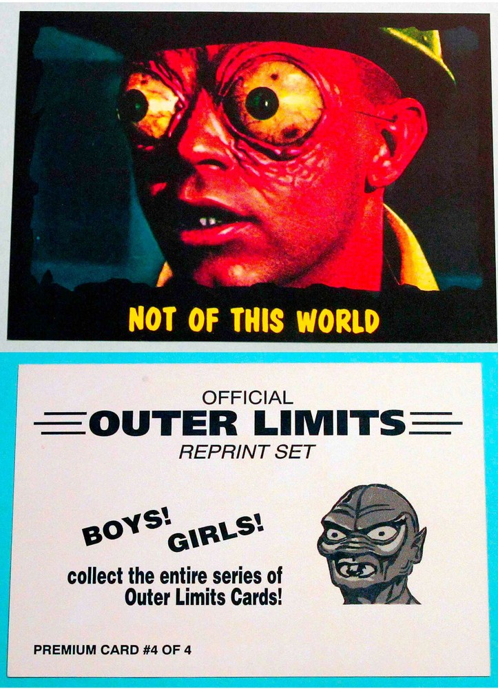 Outer Limits Reprint 4-Card Oversized Premium Card Set