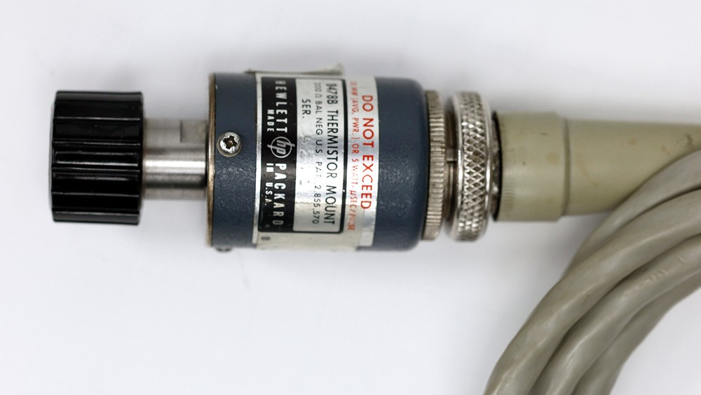HP / Keysight 432A Power Meter with 8478B Thermistor Mount & Cable