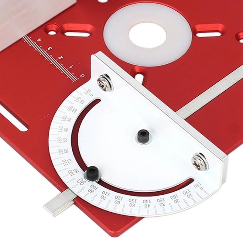 Router Table Insert Plate, Multifunctional Trimming Engraving Table, Aluminiu...