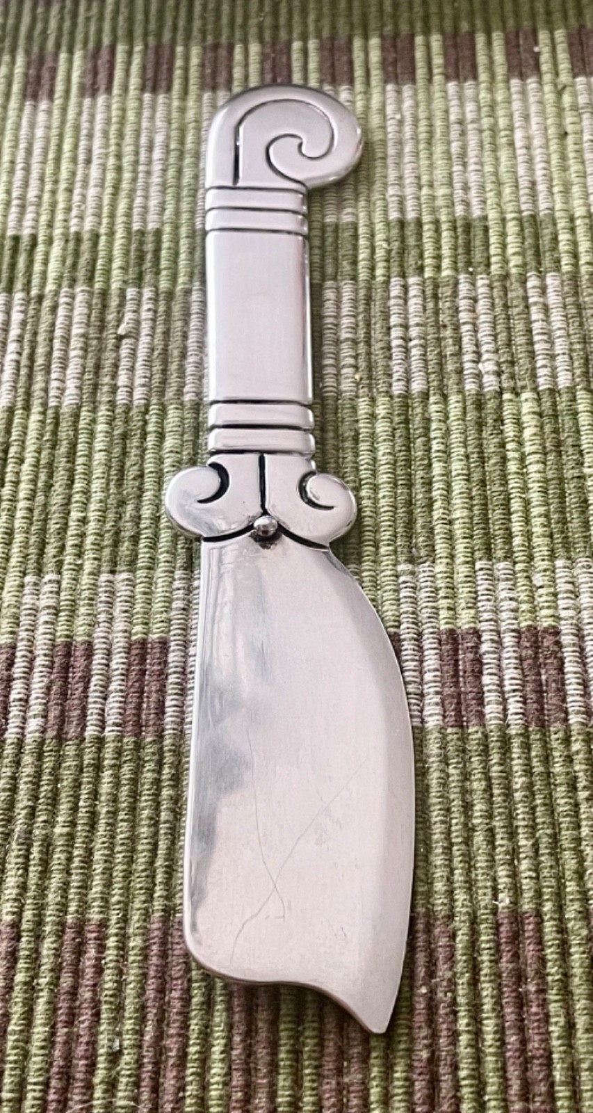 Vintage Hector Aguilar - Taxco, Sterling Silver Cheese Knife - gorgeous