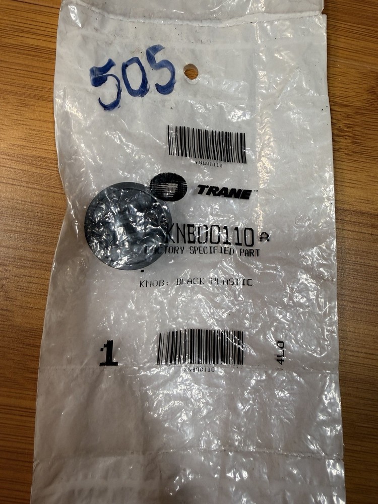 Brand New Trane KNB00110 Black Plastic
