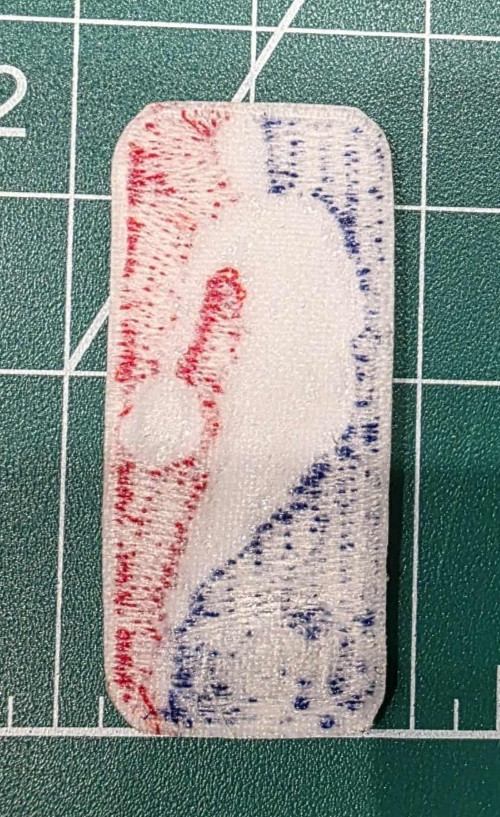 NBA Basketball Small Logo 1.75" Iron On Embroidered Patch