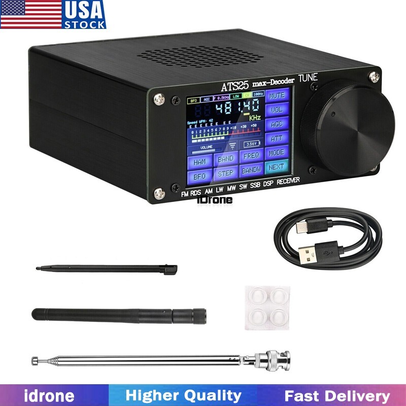 HamGeek ATS25max-Decoder Si4732 Full Band Radio Receiver DSP SW Official Version