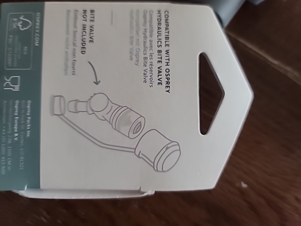 Osprey Replacement Bite Valves Cover. Set Of 2. Grey Hydration Accessory