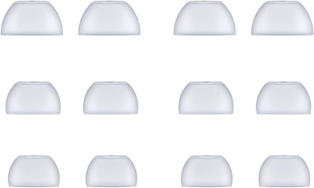 Replacement Silicone Tip Ear Tips Compatible with Beats S/M/L, Transparent