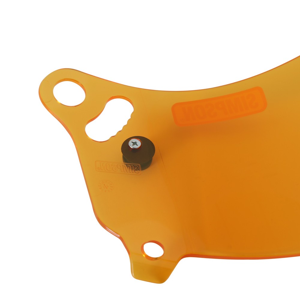 Simpson Racing VPR02 Viper Helmet Shield Amber Each