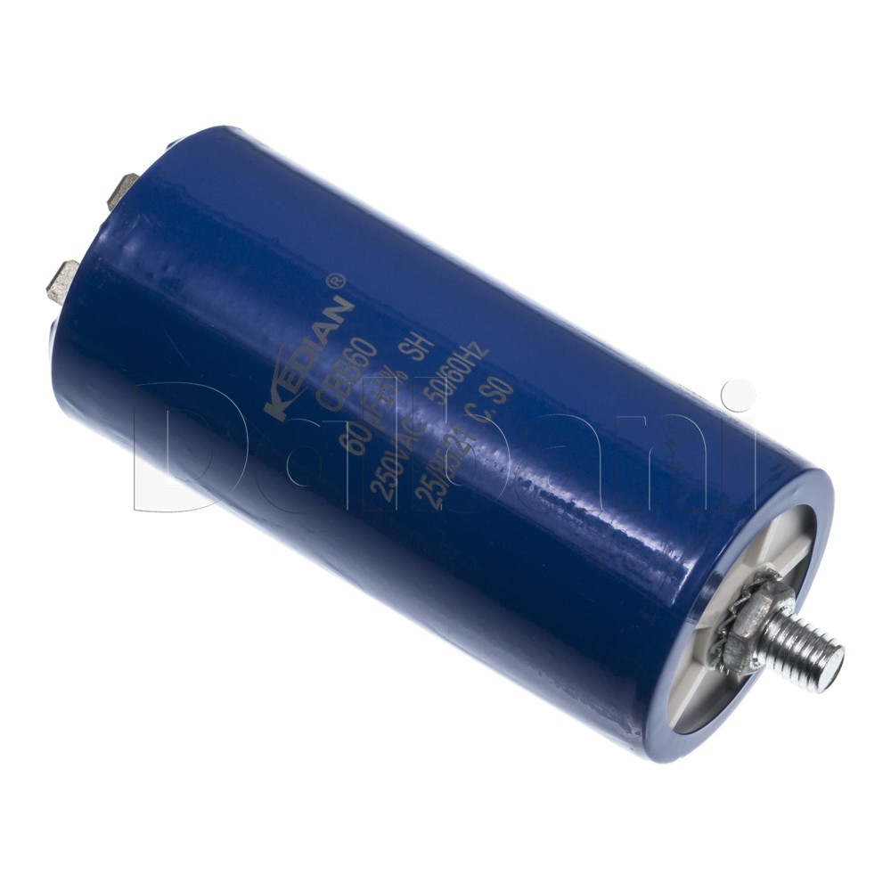 CBB60 Run Capacitor 250VAC 60uF 250V AC 60 uF MFD 43x84mm W/Fixing stud