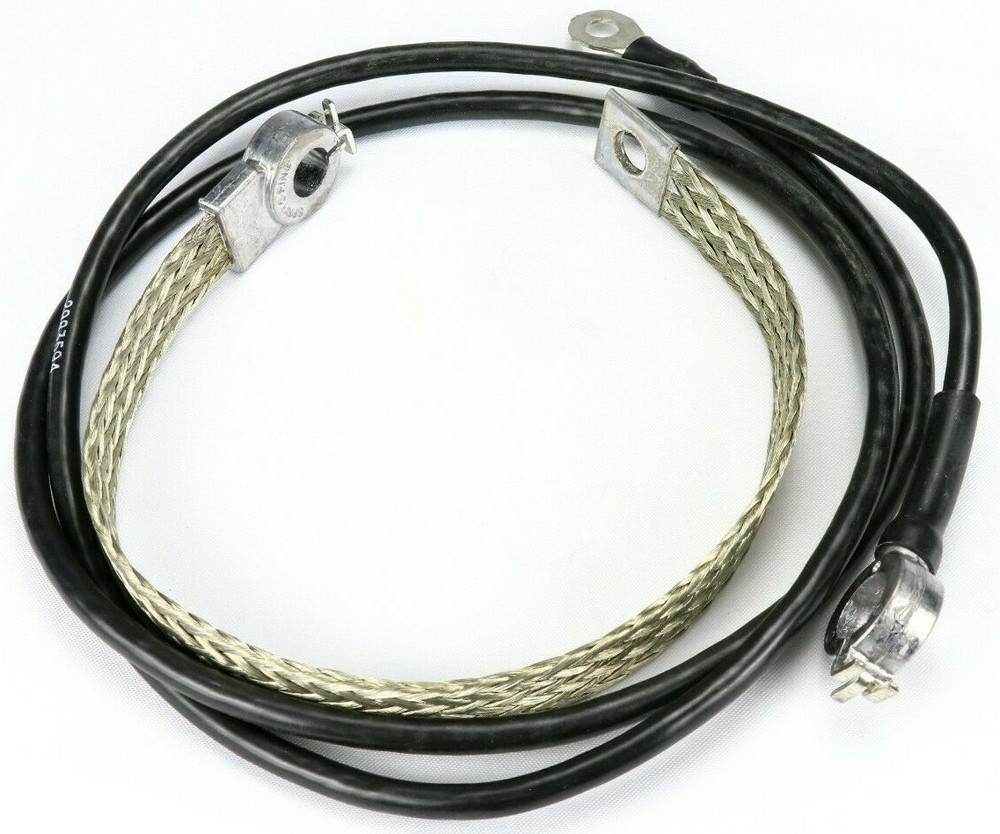 US MADE 1963 Corvette Battery Cable Set Spring Ring with Air Conditioning AC A/C
