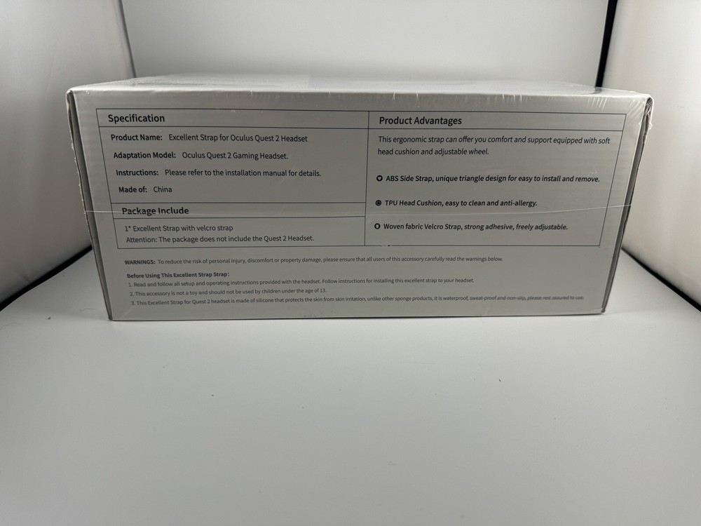 NIB SEALED - AUBIKA Excellence Headset Strap for Oculus Quest 2