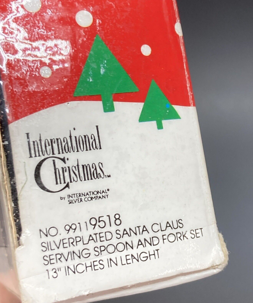 International Silver Company Santa Claus Serving Spoon and Fork