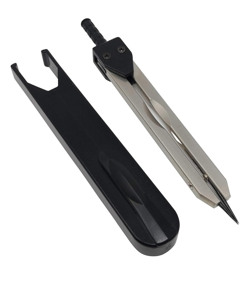 Black Electrocardiogram Measuring Tool - Accurate Caliper with Protective Cover
