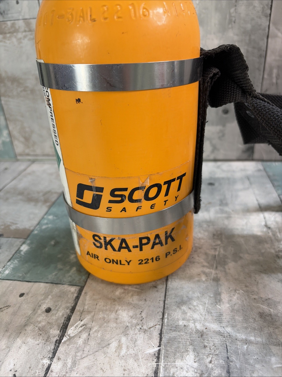 Scott SKA-PAK 5min Emergency Escape Bottle SABA Mobile Air SCBA Work Pack