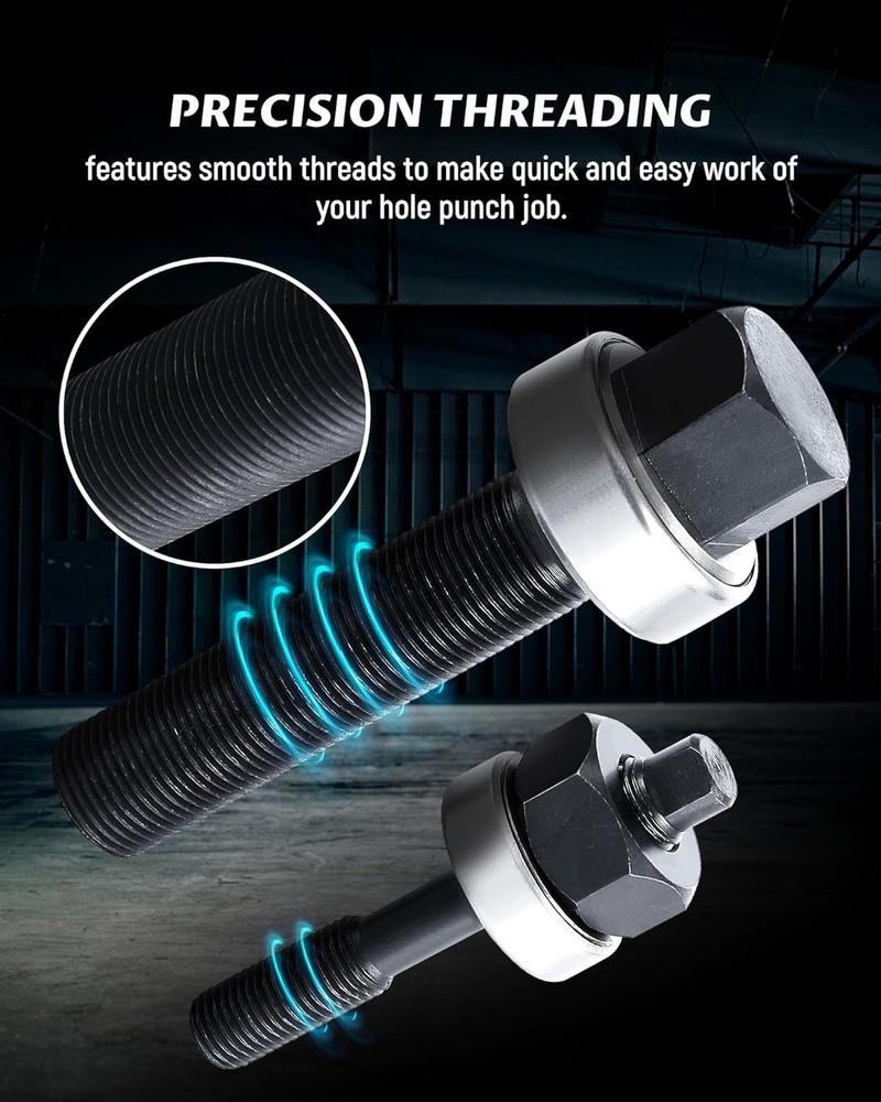 Comprehensive Knockout Punch Driver Set for Sheet Metal & More - Effortless Use