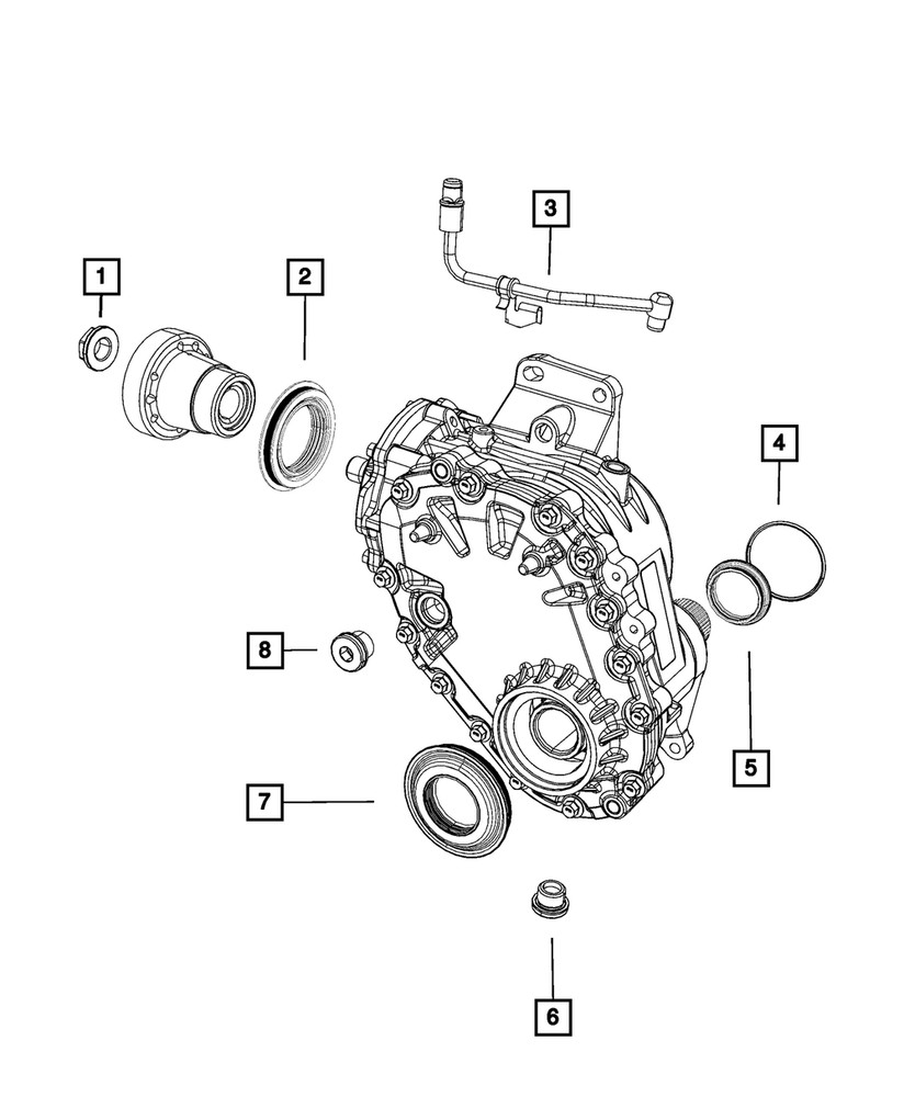 Genuine Mopar Flange Nut 5134910AA