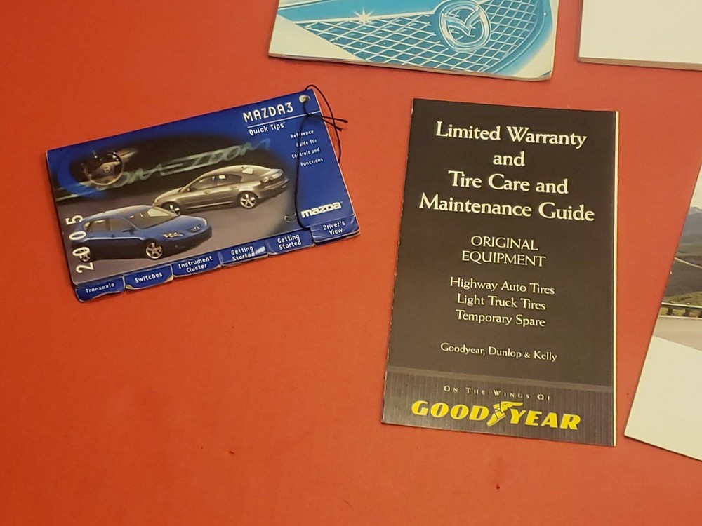 05 2005 Mazda3 Owners Manual