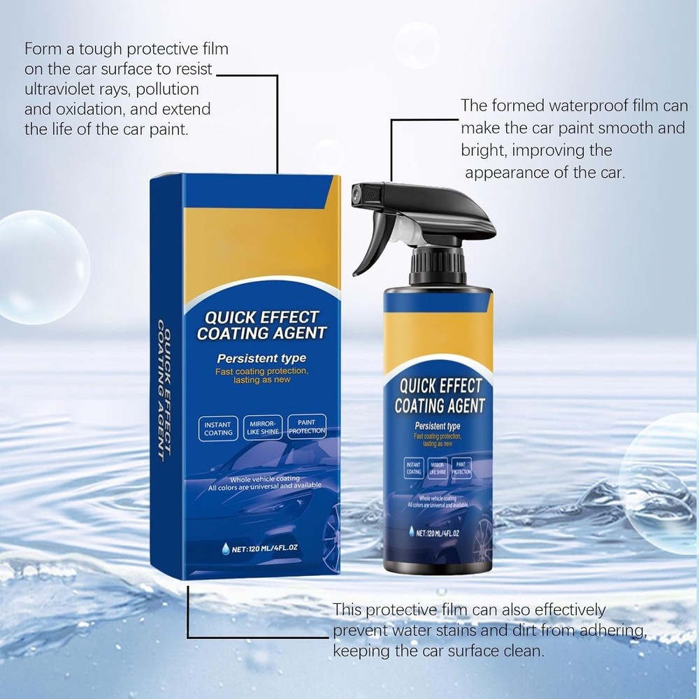 Advanced Car Quick-Acting Coating Agent Spray, Car Coating Spray, Quick Effect