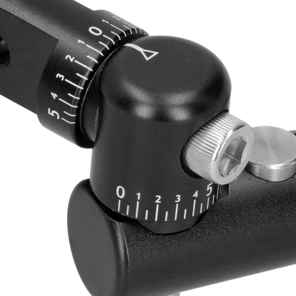 ˜(Black)Double Side V Bar Archery Rod Stabilizer Adjustable Quick Disconnect