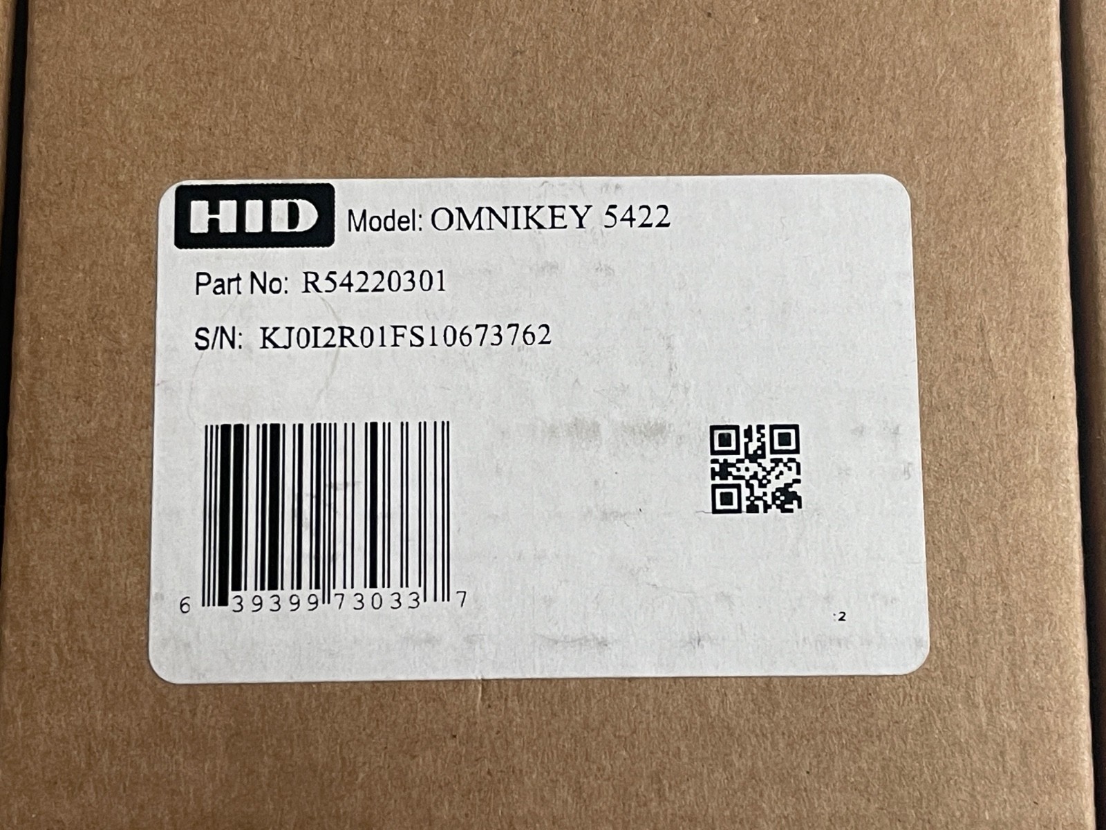 HID R54220301 Omnikey 5422 Dual Interface Contact/Contactless Smart Card Reader