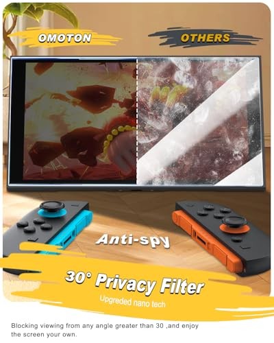 Auto-Alignment Privacy Screen Protector for Switch 2 Privacy - 7.9 Inch