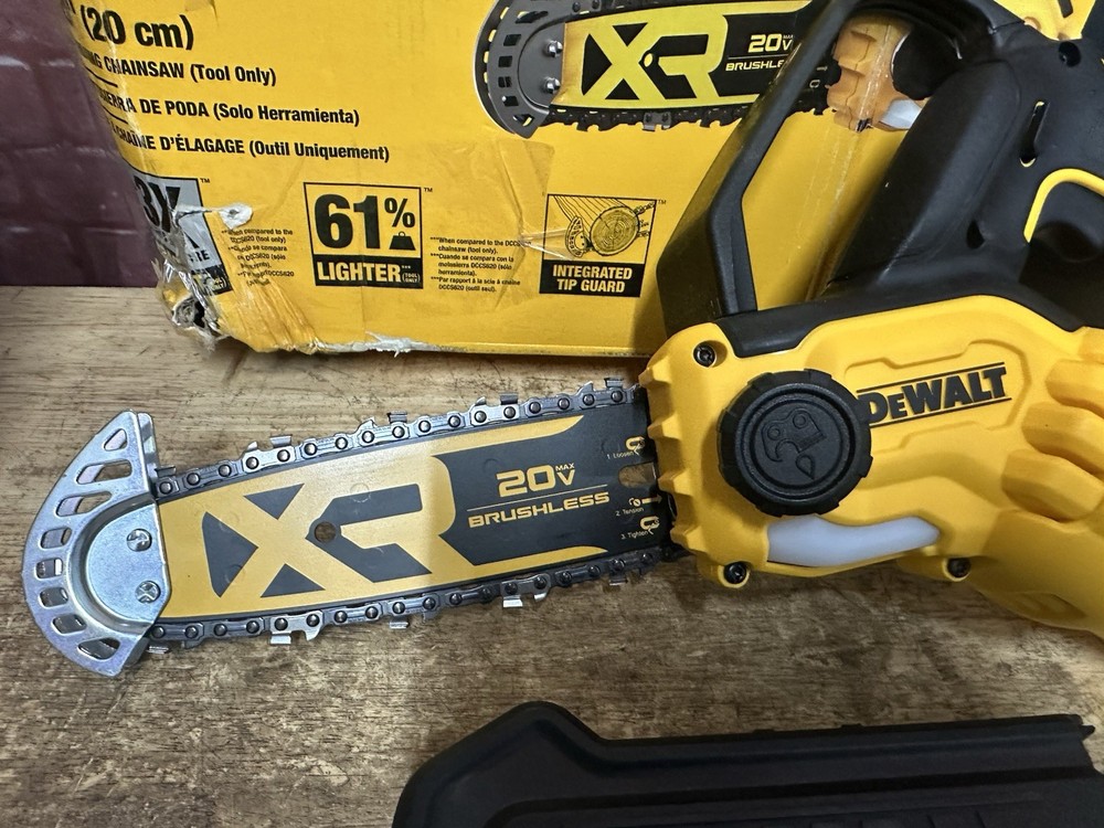 [Open-Box](DCCS623B) Dewalt Max 8" 20V Pruning Electric Chainsaw (Tool Only)
