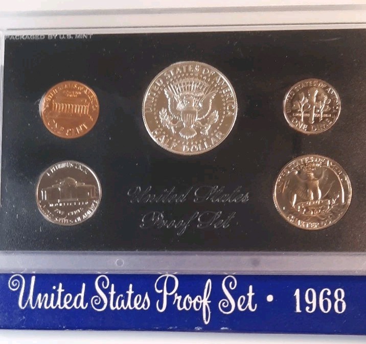 US Mint Proof Sets Uncirculated Multiple Years 1968, 1972, 1982, 1994, 2002