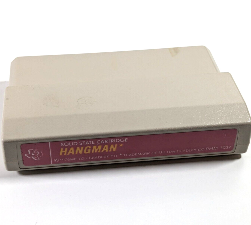 TI-99/4a Command Module Game Cartridge Hangman Used - Texas Instruments