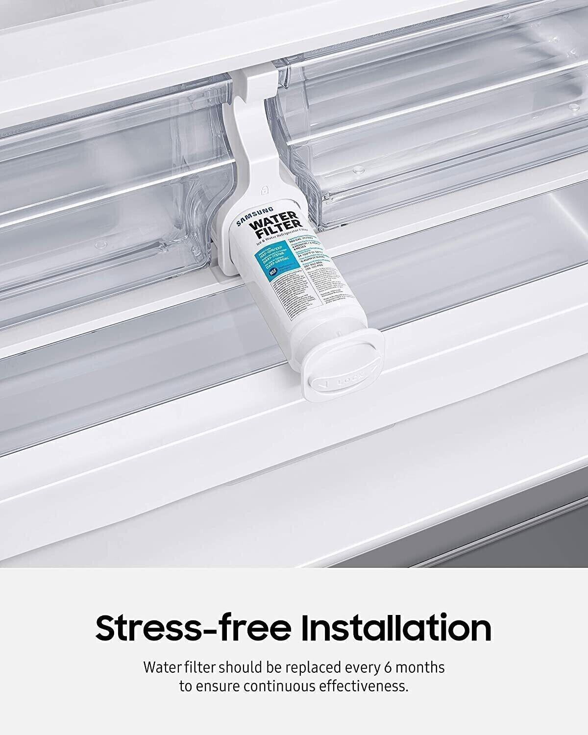 4 PACK Genuine Samsung DA97-17376B HAF-QIN/EXP REFRIGERATOR Water Filter US