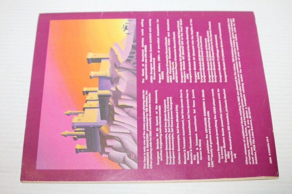 TSR Dungeons & Dragons Keep on the Borderlands B2 9034 Adventure Module 1981