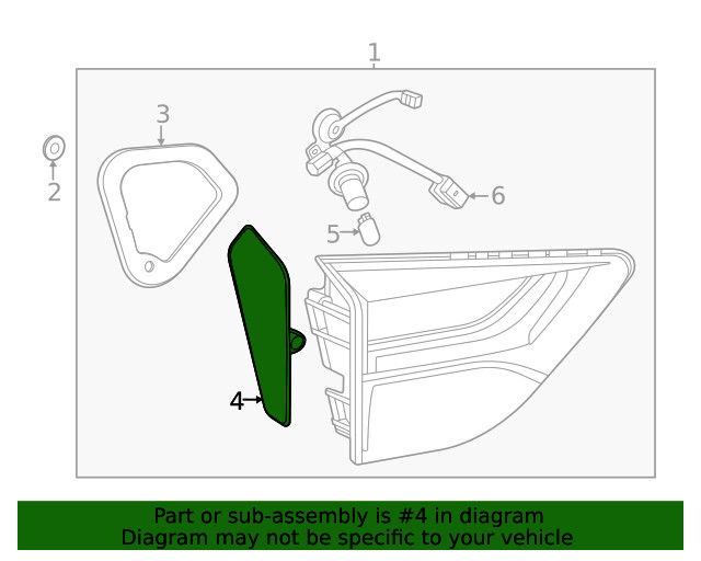 Genuine GM Lamp Bracket 42880952