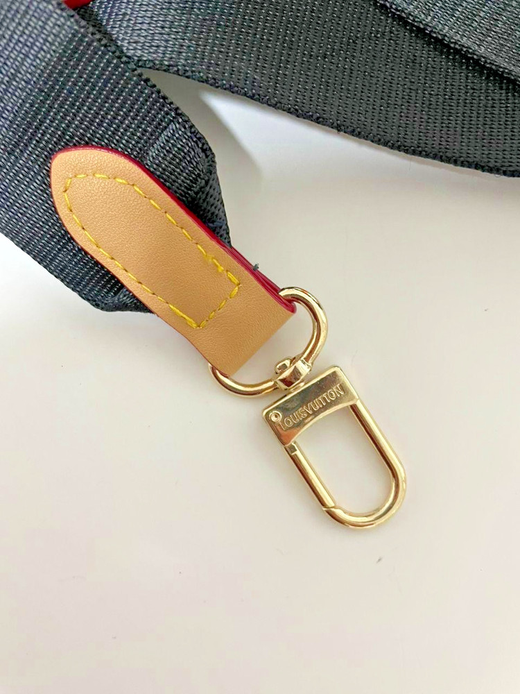 Louis Vuitton Shoulder Strap Adjustable Crossbody Shoulder Replacement Black