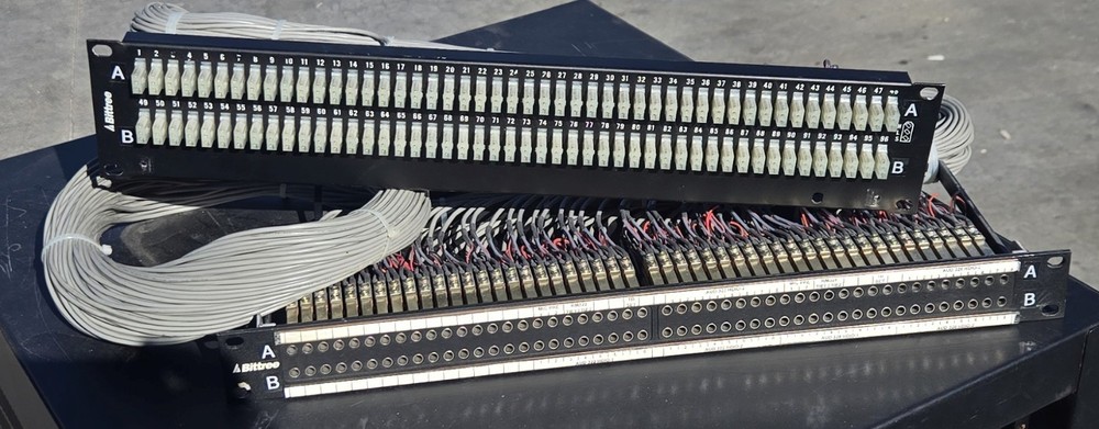 Bittree 96 Point 3 Pin EDAC TT Audio Patchbay