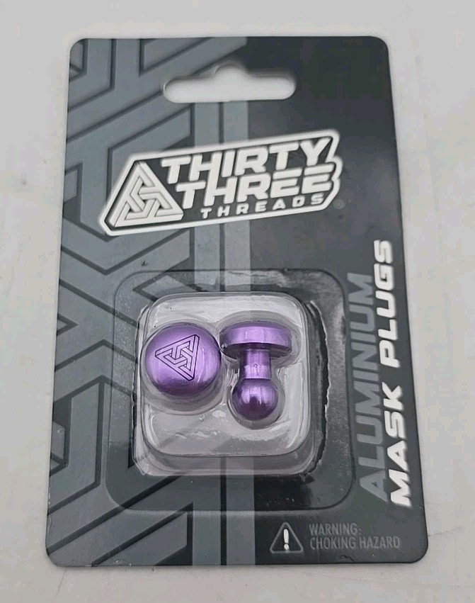 Thirty-three Threads LE Nebula Aluminium Plugs.