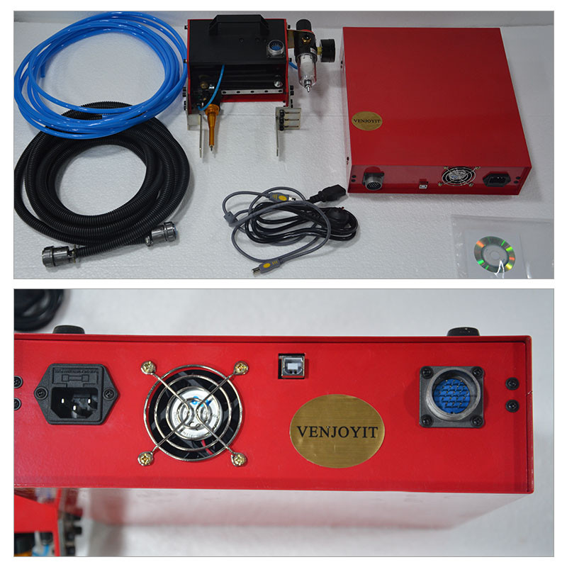 100*20mm Portable Metal Pneumatic Dot Peen Marking Machine for VIN Code Frame