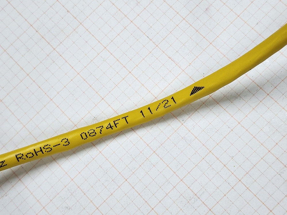 trueCable CAT5E UTP 350MHz Ethernet Network Cable CMR Riser Yellow/100ft