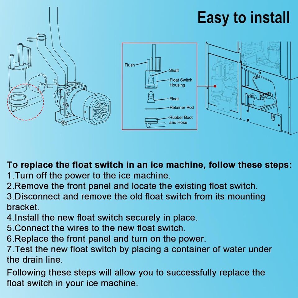 Replacement for hoshizaki 426799-01 Float Switch Connector