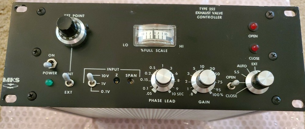 MKS Instruments TYPE 252 Model: 252C-1-SP034-85  Exhaust Valve Controller