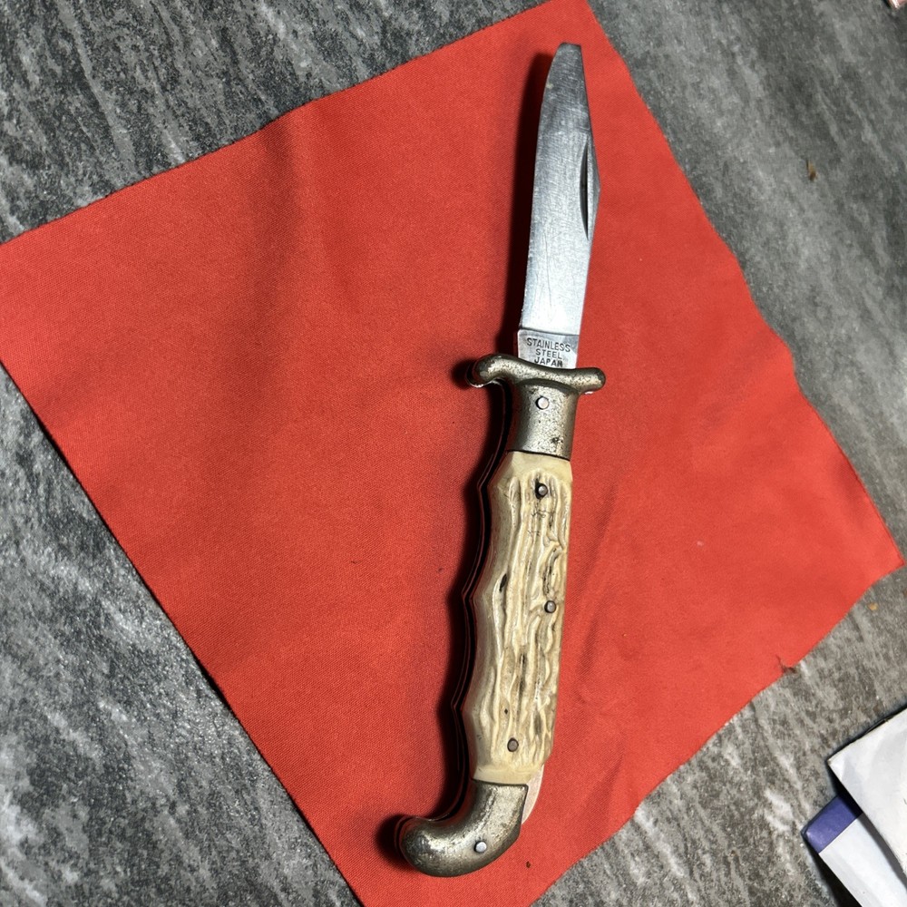 Japan Foldable Knife Broken Tip Vintage
