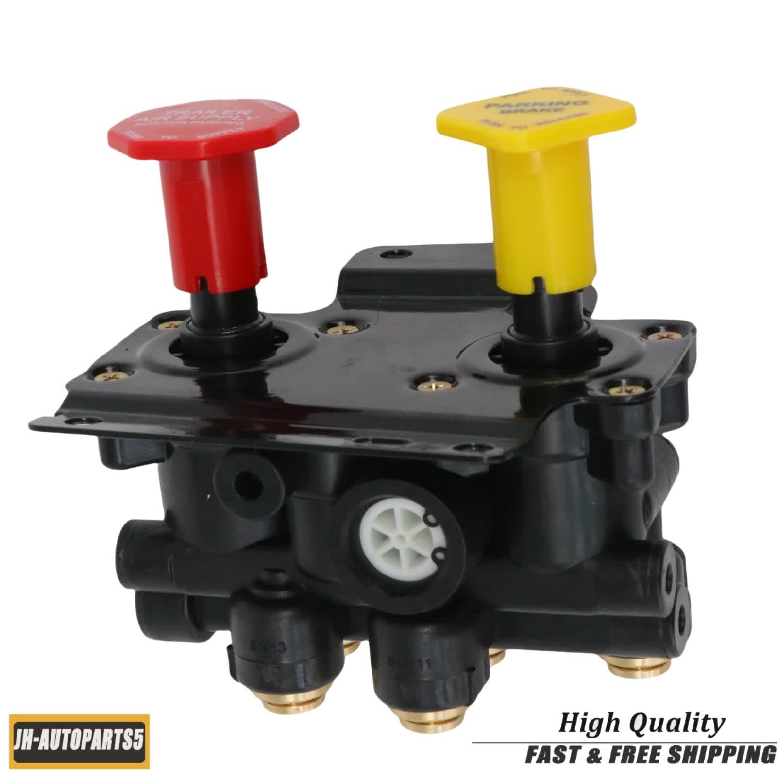 For Volvo VNL Dash Valve Dual Park Brake W/ 5 Ports 24340522 21315044 K035691