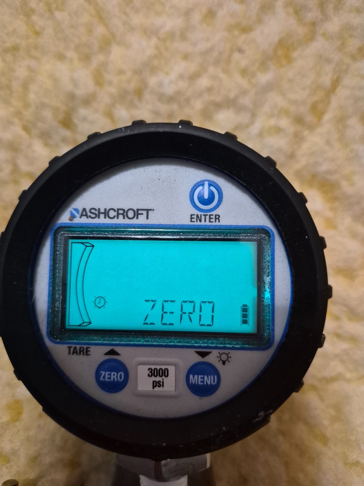 Ashcroft Digital Nitrogen High Pressure Gauge Assembly 0-3,000 psi Boeing