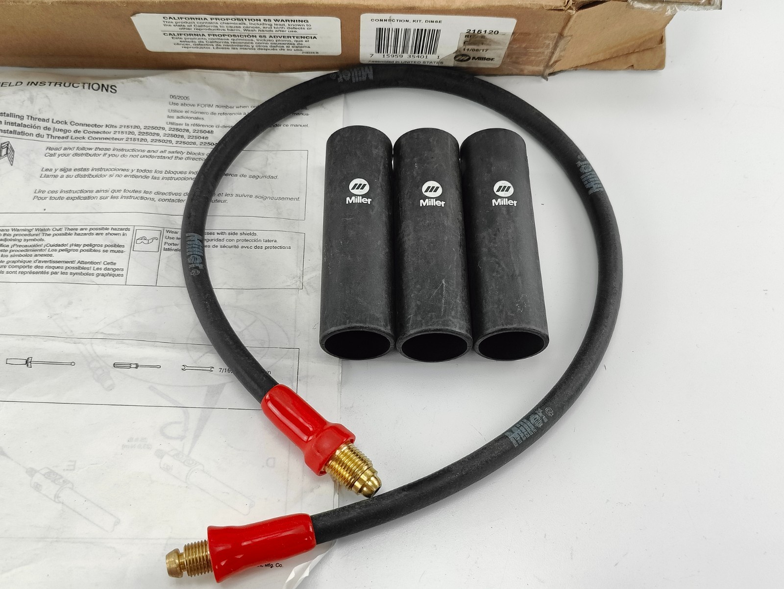 NEW Miller Connection Kit DINSE 215120