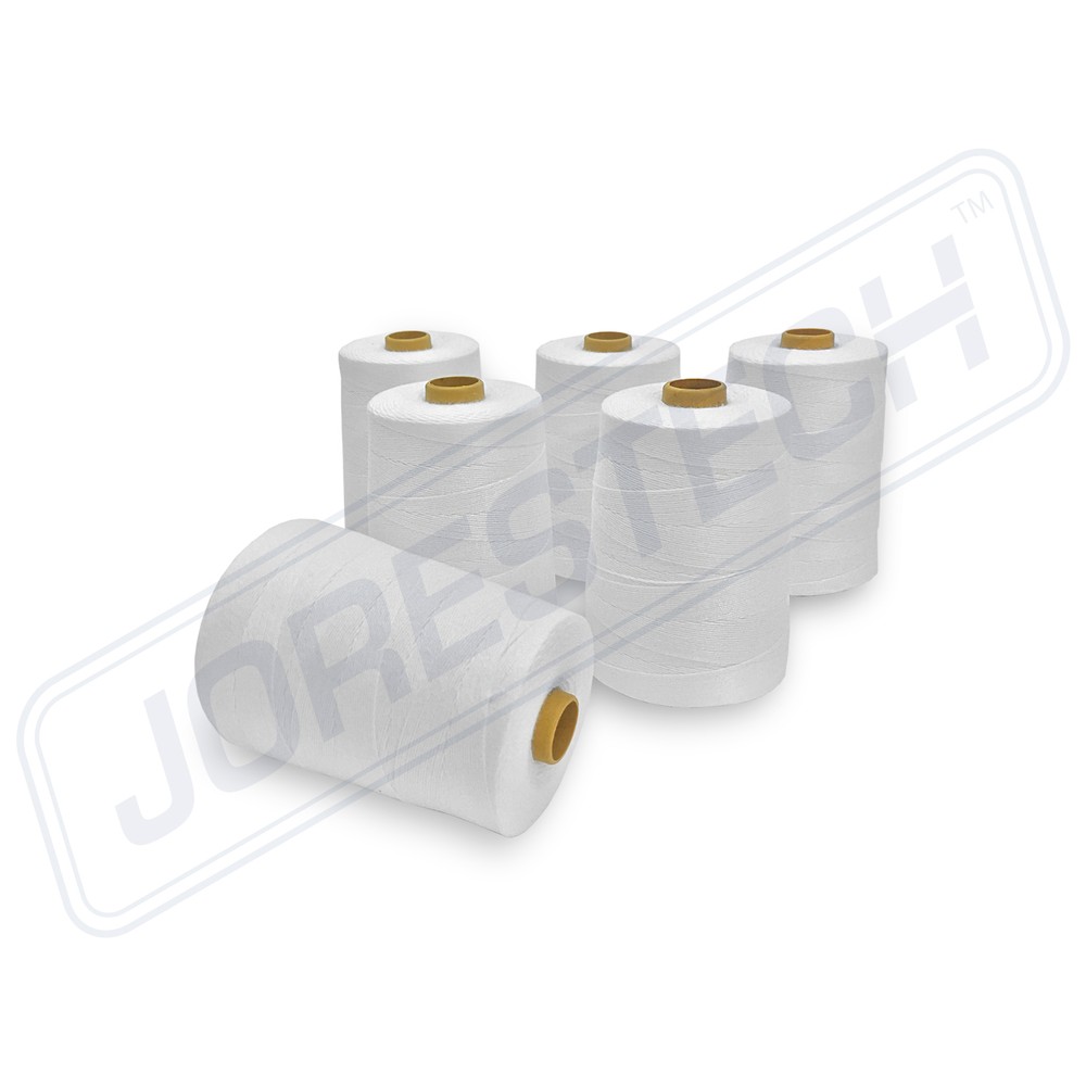 New 3 Cones 100% Polyester White Thread for Portable Bag Closer Stitcher