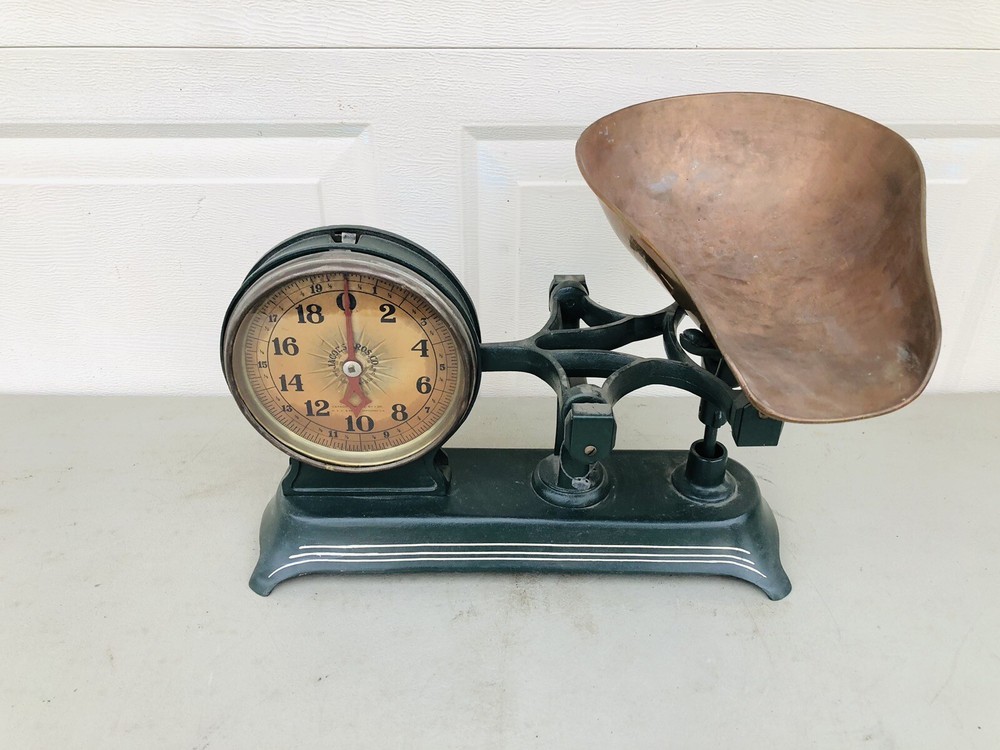 VINTAGE Jacobs Bros Scale 2 Sided General Store