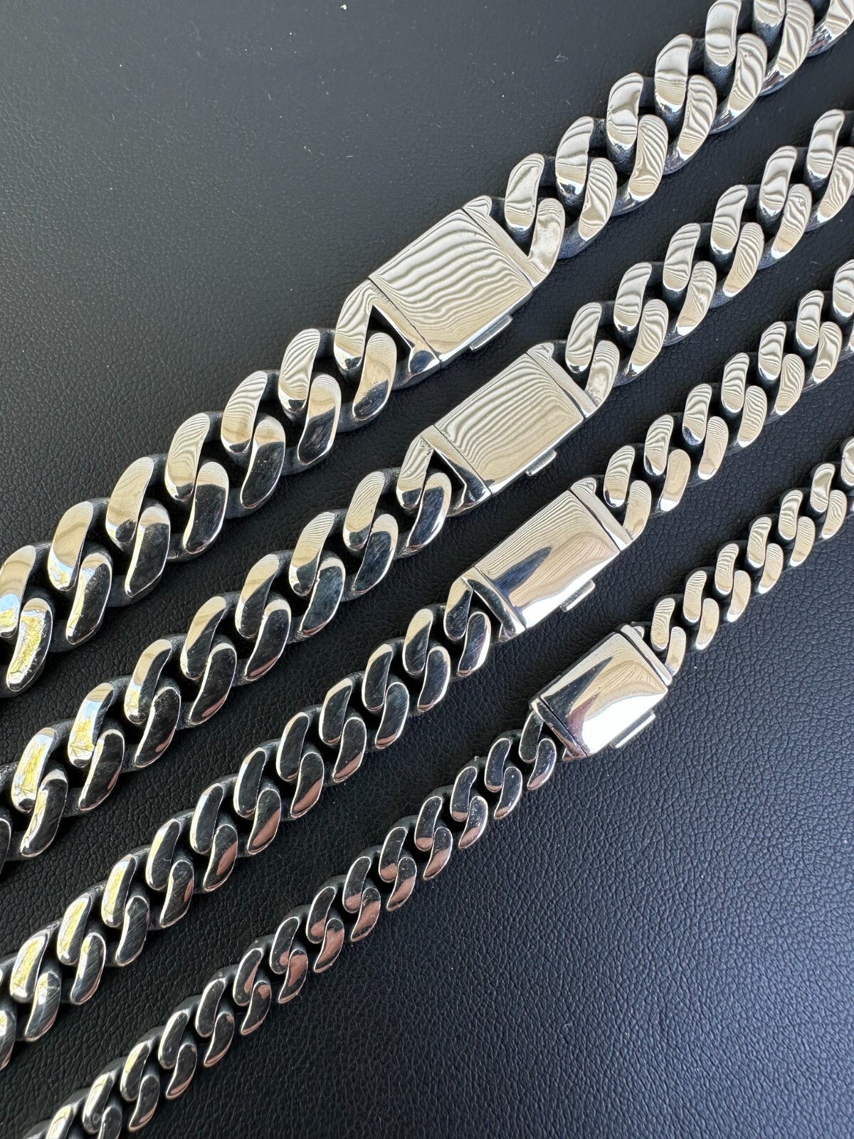 Miami Cuban Link Chain Necklace Real 925 Sterling Silver 6-12mm