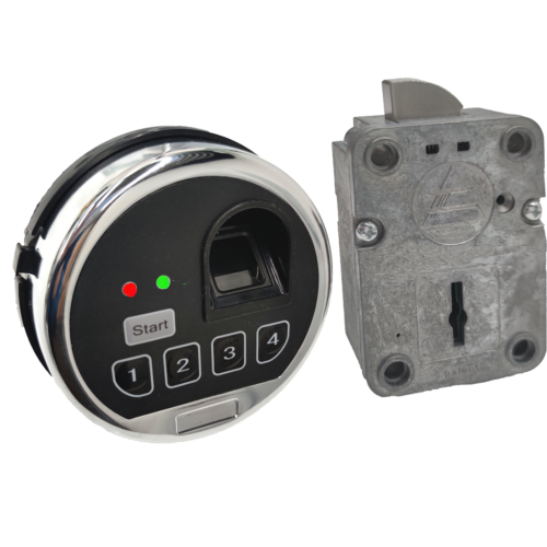 Fingerprint Safe Electronic Lock Biometric LED Touch Swingbolt Lock Replacement
