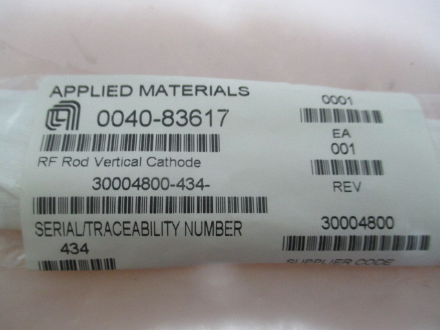 AMAT 0040-83617 RF Rod Vertical Cathode, 417878