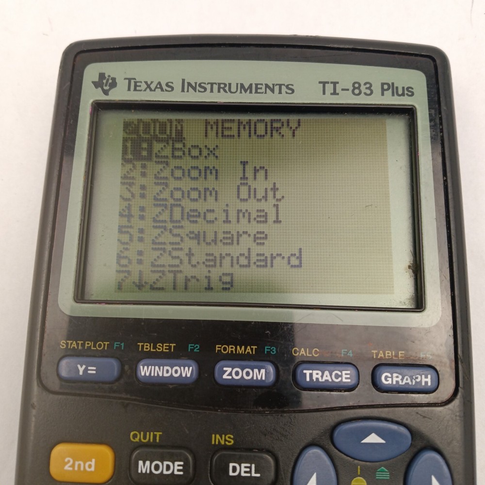 TI-83 PLUS TEXAS INSTRUMENTS PLUS GRAPHING CALCULATOR No COVER -Tested
