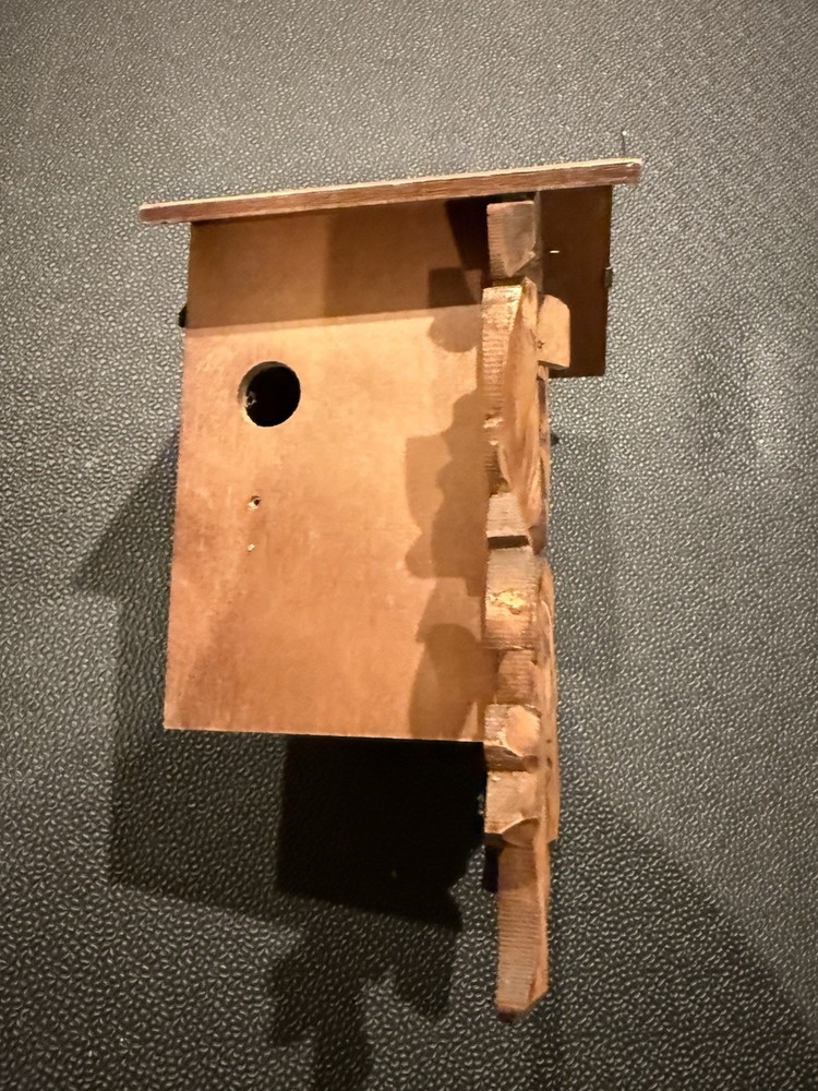 Vintage Cuckoo Clock Wooden Case