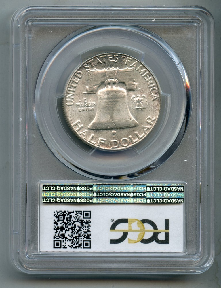 1953 Franklin Silver Half Dollar PCGS MS 65